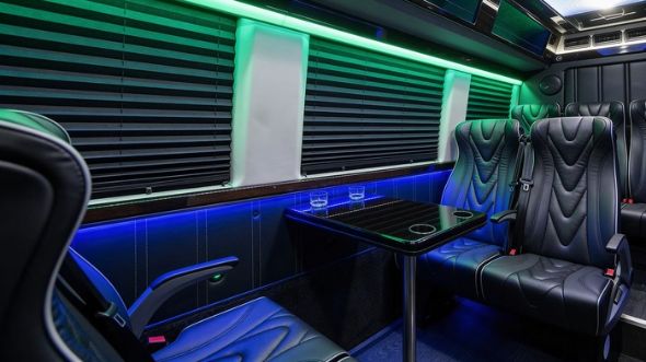 18 passenger sprinter van interior aurora