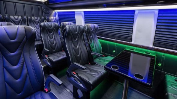 20 passenger sprinter van interior aurora