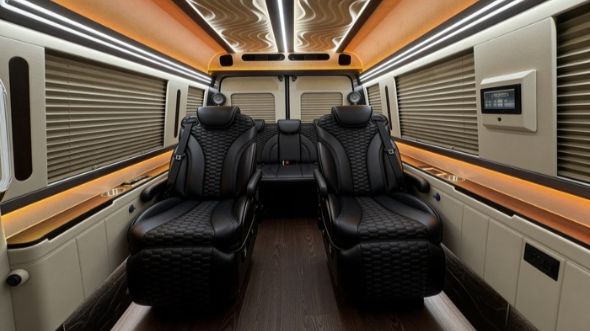 8 passenger sprinter van interior aurora