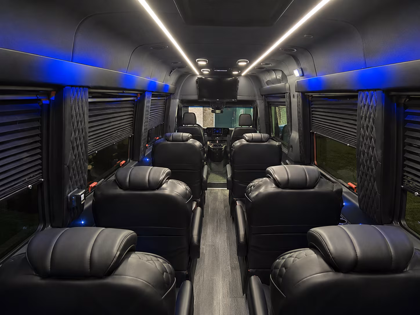 pueblo 20 passenger sprinter van interior
