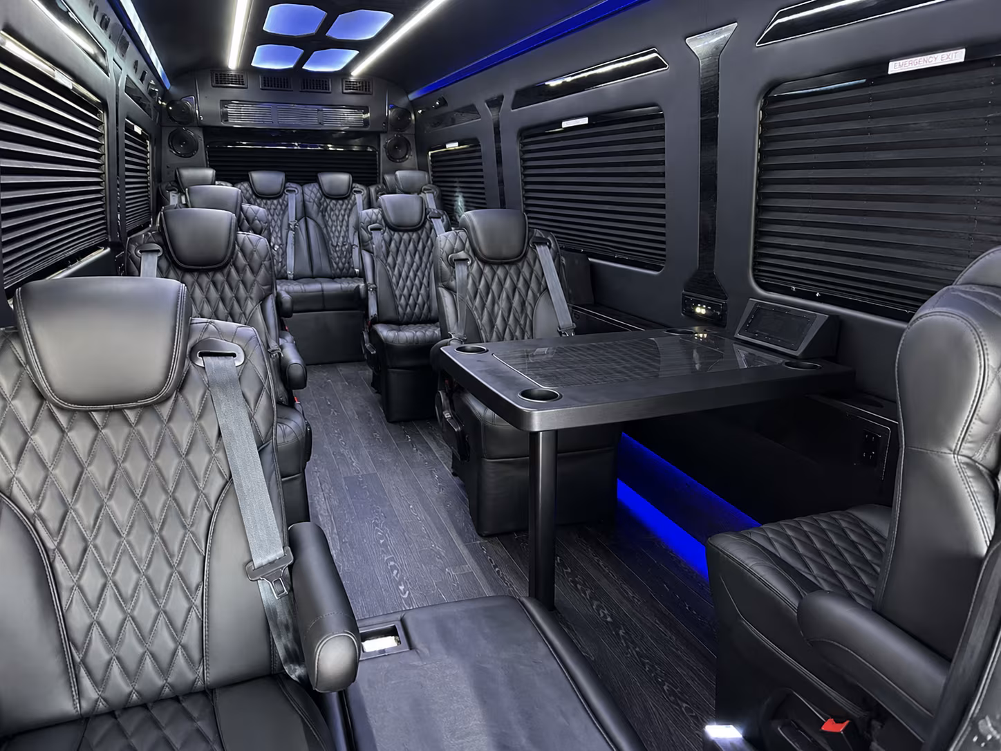 pueblo 8 passenger sprinter van interior
